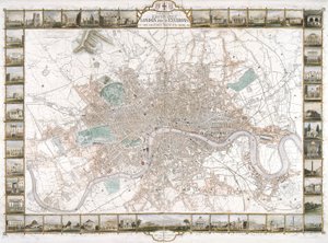 Carte de Londres - H Lacey