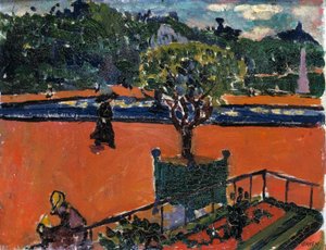 Dans les jardins du Luxembourg - H. Lyman Sayen