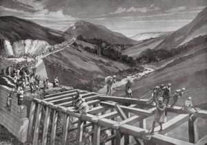 Le barrage de Marib - H. M. (after) Burton