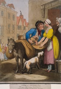 Voulez-vous de la poussière de brique, planche VI des Cris de Londres, 1799