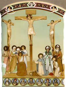 Le Christ en croix, 15ème siècle, 1849 - H Moulin