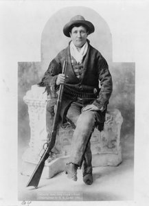 Calamity Jane en éclaireur du général Crook