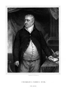 Charles James Fox, homme politique britannique, 1833 - H. Robinson