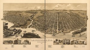 La Crosse, Wis., siège du comté de La Crosse 1887 - H. Wellge