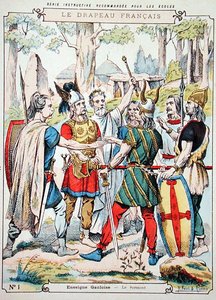 Guerriers gaulois prêtant serment, d