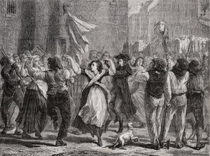 La tête de la princesse Lamballe (1749-92) exposée à Paris, le 3 septembre 1792 - H. de la Charlerie