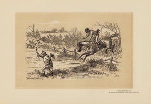 Croquis de chasse, n° 9, Attention (gravure) - Hablot Knight (1815 92) Browne