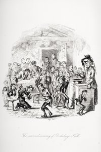 Illustration pour Nicholas Nickleby de Charles Dickens - Hablot Knight (1815 92) Browne