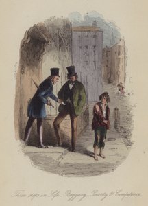 Illustration pour Lewis Arundel ou Le Chemin de fer de la vie par Frank E Smedley - after Hablot Knight Browne