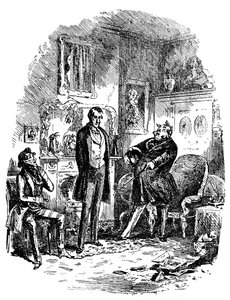 Dombey et Fils - Hablot Knight Browne