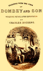 Dombey et Fils. Page de titre - Hablot Knight Browne