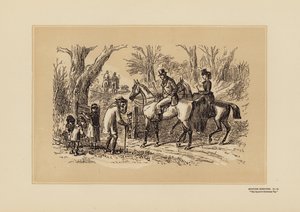 Croquis de chasse, n° 12, Le pourboire de Noël du squire (gravure) - Hablot Knight (1815 92) Browne