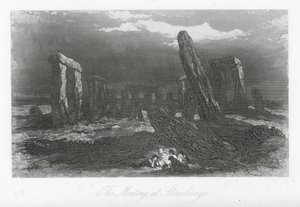 Rues de Londres : La rencontre à Stonehenge - Hablot Knight (1815 92) Browne
