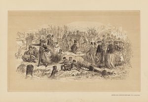 Course de bateaux Oxford et Cambridge, n°1, sur les berges - Hablot Knight (1815 92) Browne
