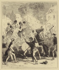Émeutes de Birmingham - Hablot Knight Browne