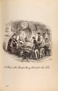 Je trouve M. Barkis sortant avec la marée, de David Copperfield par Charles Dickens (1812-70)
