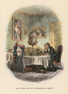 Illustration pour Dombey et Fils - Hablot Knight Browne
