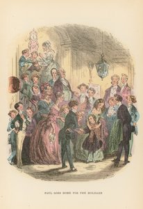 Illustration pour Dombey et Fils - Hablot Knight Browne