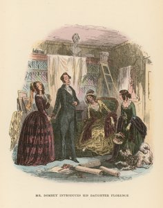 Illustration pour Dombey et Fils - Hablot Knight Browne