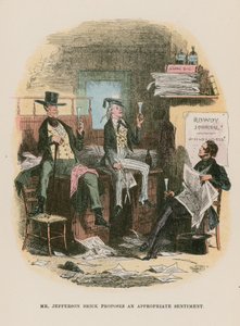 Illustration pour Martin Chuzzlewit - Hablot Knight Browne