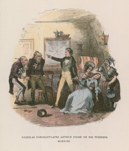 Illustration pour Nicholas Nickleby - Hablot Knight Browne