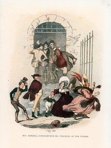 Illustration pour les Papiers Pickwick - Hablot Knight Browne