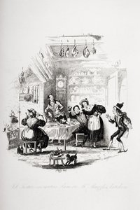 Job Trotter rencontre Sam dans la cuisine de M. Muzzle, illustration de 