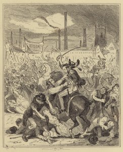 Massacre de Manchester - Hablot Knight Browne