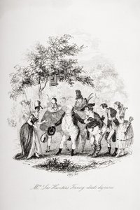 Le déjeuner costumé de Mme Leo Hunter, illustration de 