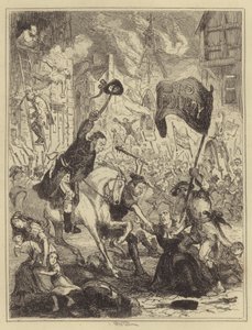 Les émeutes de Londres - Hablot Knight Browne