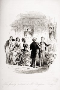 Les portraits de famille chez M. Bayham Badger, illustration de 