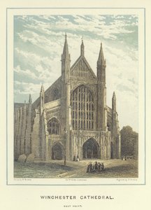 Cathédrale de Winchester, façade ouest - Hablot Knight Browne
