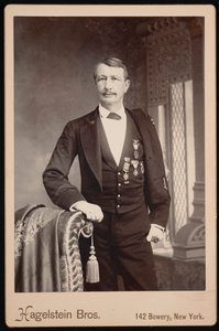 Portrait de J. Watts John Watts De Peyster 1821-1907, avant 1896 - Hagelstein Bros