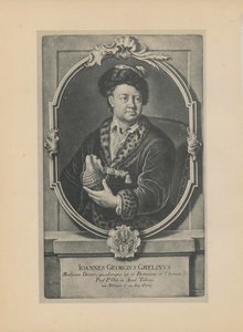 Portrait du naturaliste, botaniste et géographe Johann Georg Gmelin 1709-1755, milieu du 18e siècle - Haid