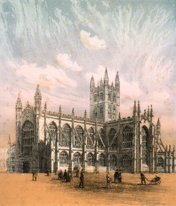 Abbaye de Bath, Somerset, vers 1870