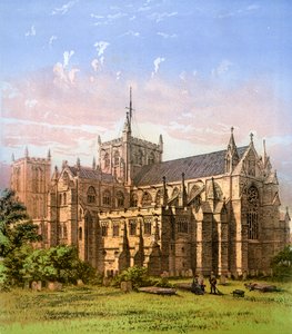 Cathédrale de Ripon, Yorkshire, vers 1870 - Hanhart