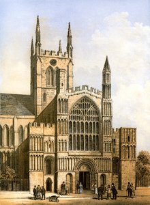 Cathédrale de Rochester, Kent, vers 1870