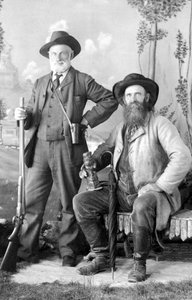 Richard Maynard et le capitaine Newton H. Chittenden, vers 1875 - Hannah Maynard