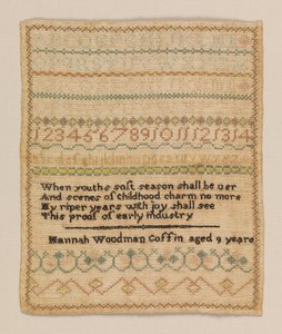 Échantillon - Hannah Woodman Coffin