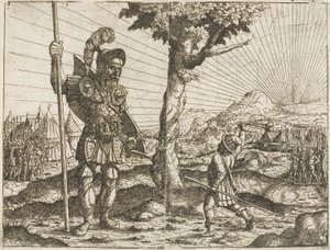 David et Goliath - Hanns Lautensack