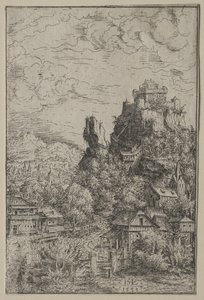 Paysage avec un Château - Hanns Lautensack