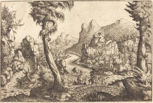 La fuite en Égypte - Hanns Lautensack