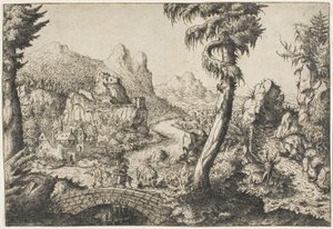 La Fuite en Égypte - Hanns Lautensack
