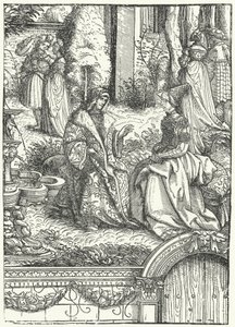 Maximilien Ier, empereur du Saint-Empire romain germanique, et sa femme Marie de Bourgogne - Hans (after) Burgkmair