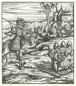 Scène de la deuxième révolte flamande contre la domination des Habsbourg - Hans (after) Burgkmair