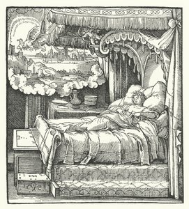 La vision de la Sibylle - Hans (after) Burgkmair