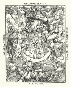 Gravure de De Remediis Utriusque Fortunae (Remèdes pour la fortune bonne et mauvaise) de Pétrarque - Hans (after) Burgkmair