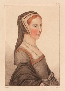 Anne Cresacre, âgée de 15 ans, pupille de Sir Thomas More (gravure)