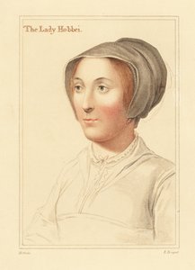 Elizabeth Cooke ou Elizabeth Stonor (1812) (gravure) - Hans (after) Holbein the Younger