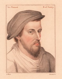 Henry Howard, comte de Surrey, poète exécuté pour trahison (1812) (gravure) - Hans (after) Holbein the Younger
